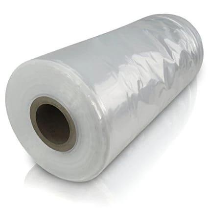 Bobinas de mangas plásticas transparentes